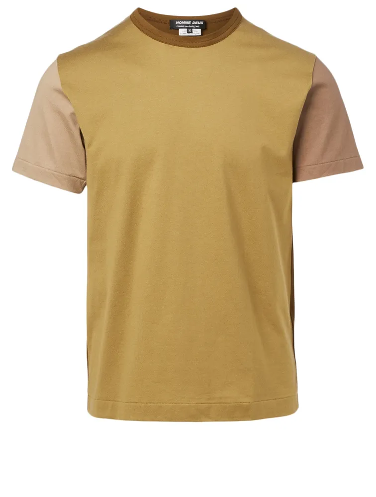 Cotton Colourblock T-Shirt
