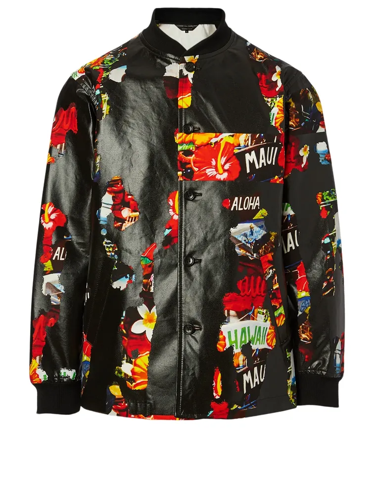 Printed Bomber Jacket