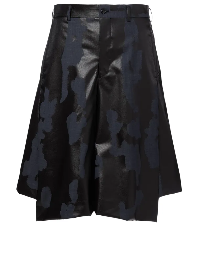 Wool Long Shorts