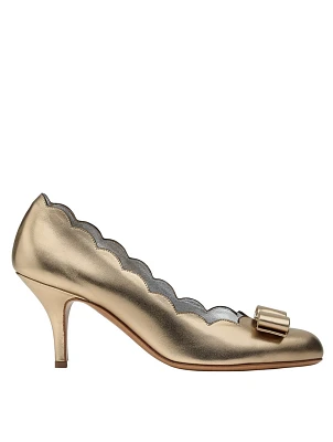 Carla Metallic Leather Pumps