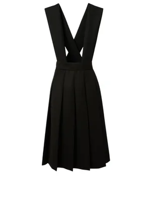 Wool Pinafore Dress