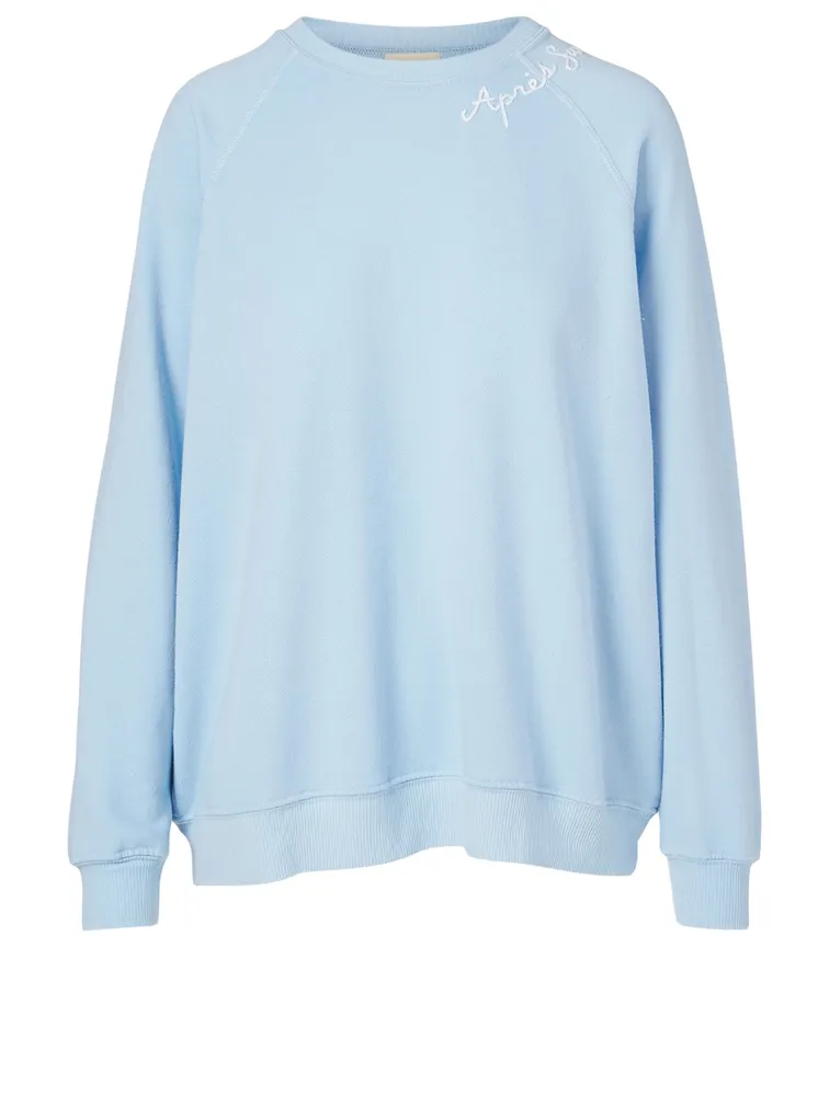 Pastel "Après Swim" Crewneck Sweatshirt