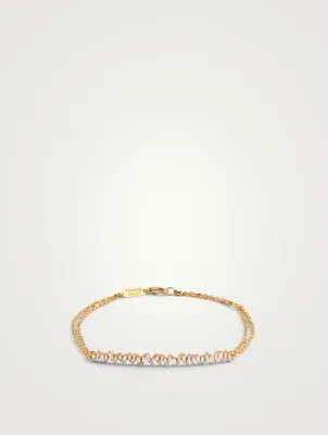 Fireworks 18K Gold Chain Bracelet With Diamonds