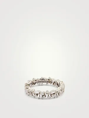Fireworks 18K Gold Icon Eternity Band With Diamonds