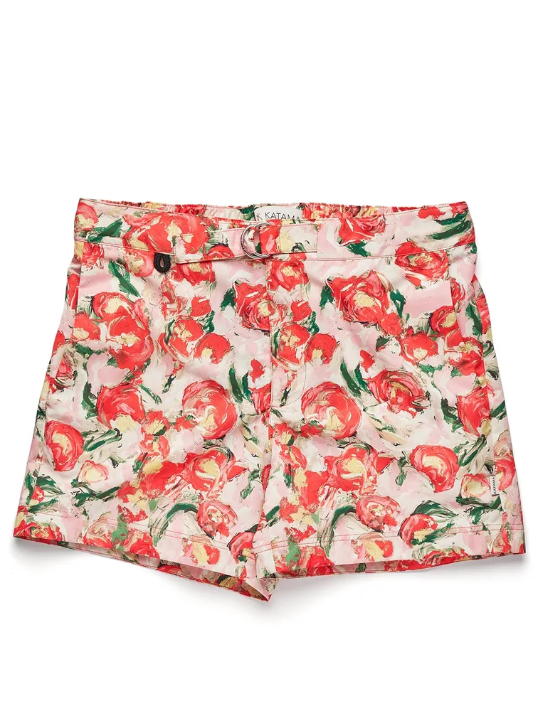 Jack Swim Trunks Floral Print