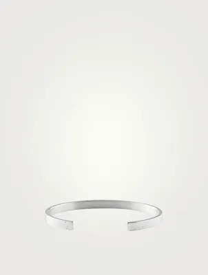 15g Polished Sterling Silver Ribbon Bracelet