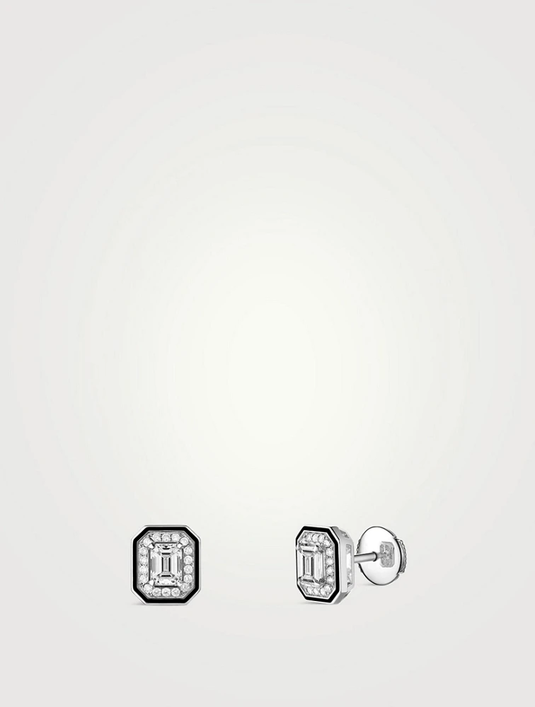 Vendôme Liseré White Gold Diamond Earrings
