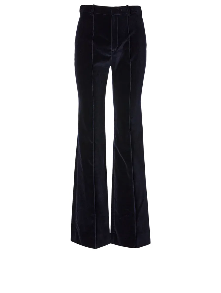 Velvet Flared Pants
