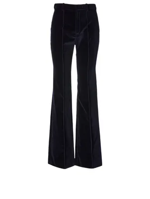 Velvet Flared Pants