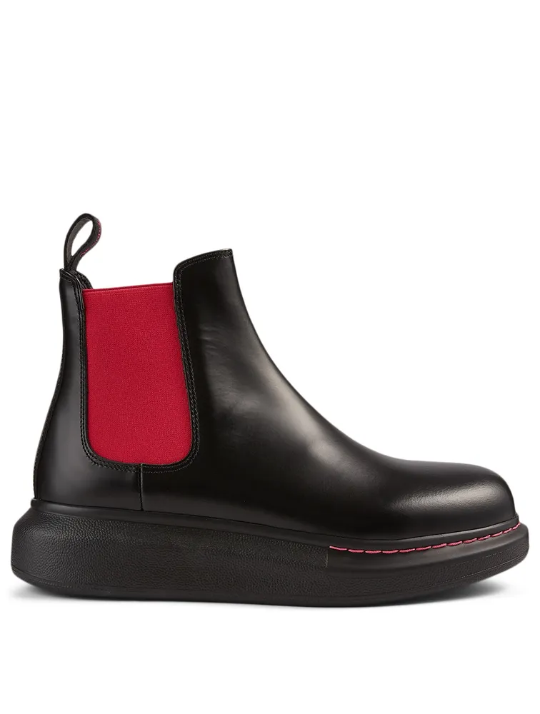 Hybrid Leather Chelsea Boots