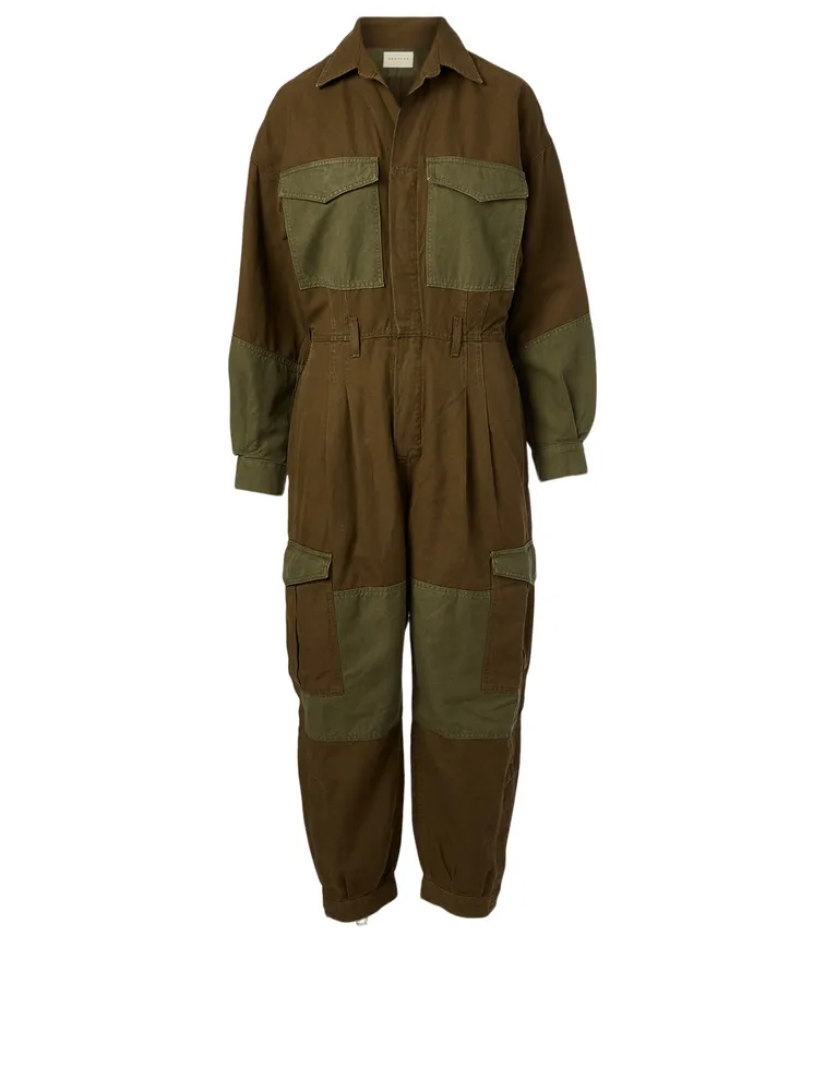 Camille Cuffed Leg Jumpsuit