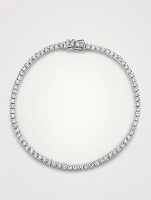 18K White Gold Hepburn Diamond Bracelet