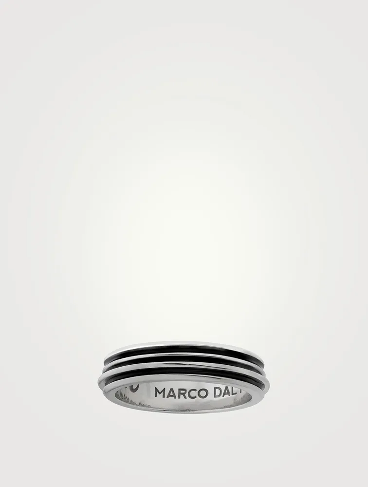 Acies Polished Silver Ring