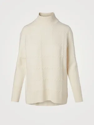 Wool And Cashmere Turtleneck Sweater