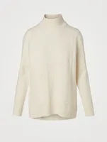 Wool And Cashmere Turtleneck Sweater