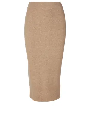 Wool And Cashmere Midi Skirt