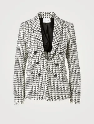 Tweed Double-Breasted Blazer