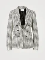 Tweed Double-Breasted Blazer
