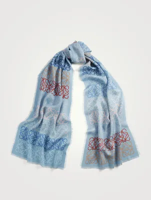 Anagram Cashmere And Silk Scarf
