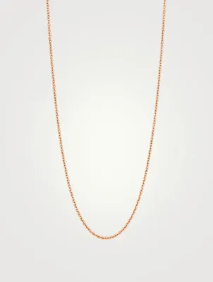Inch 18K Rose Gold Chain