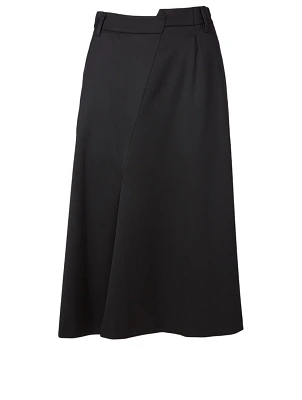 Asymmetric Midi Skirt
