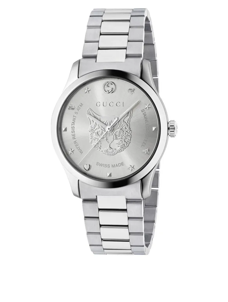 G-Timeless Stainless Steel Bracelet Watch