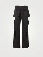 Satin Work Pants