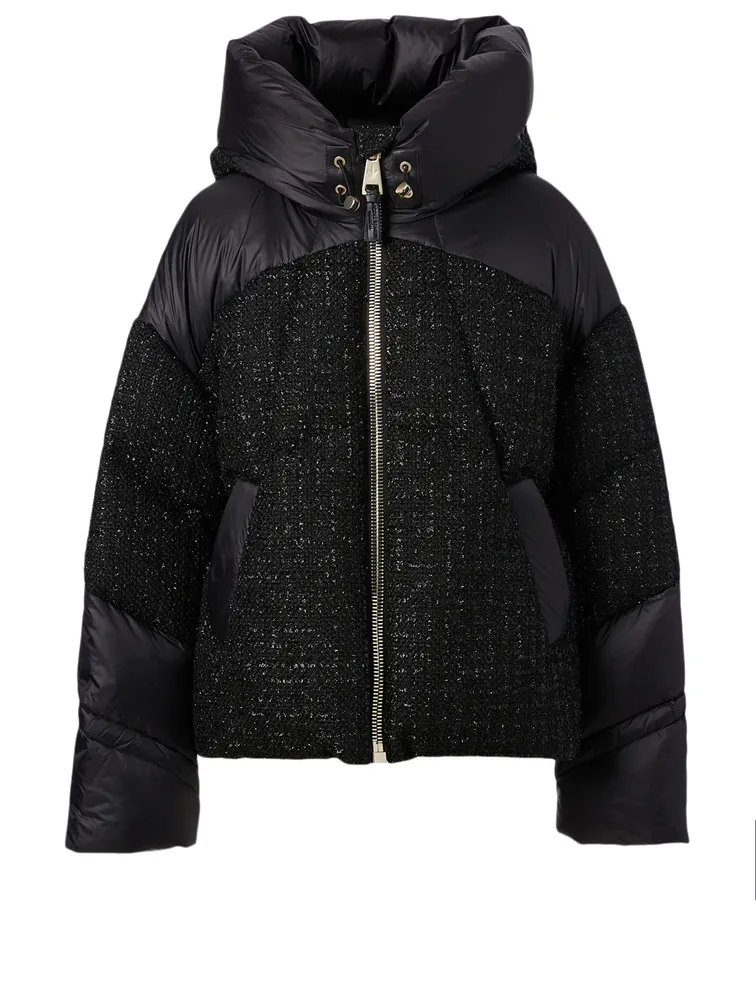 Matignon Tweed Down Puffer Jacket