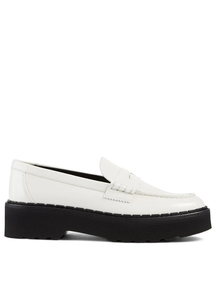 Mocassino Patent Leather Platform Loafers