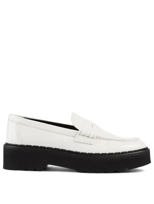 Mocassino Patent Leather Platform Loafers
