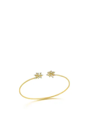 Luminus 18K Gold Snowflake Bracelet With Diamonds