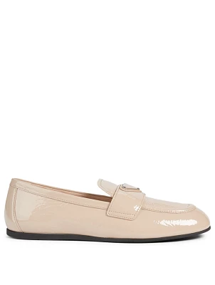 Patent Leather Logo Loafers