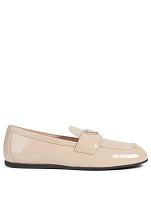 Patent Leather Logo Loafers