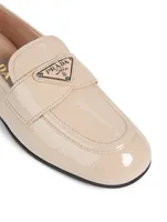 Patent Leather Logo Loafers