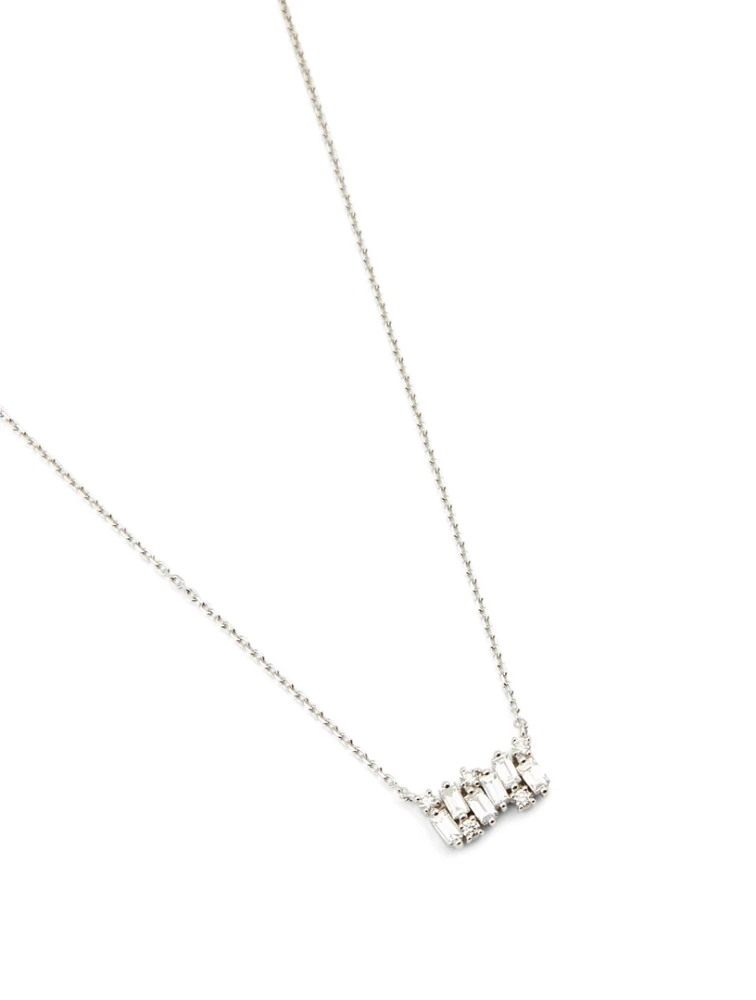 Fireworks 18K Gold Pendant Necklace With Diamonds