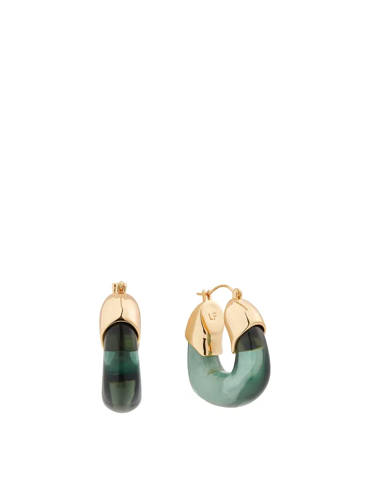 Organic Hoop Earrings