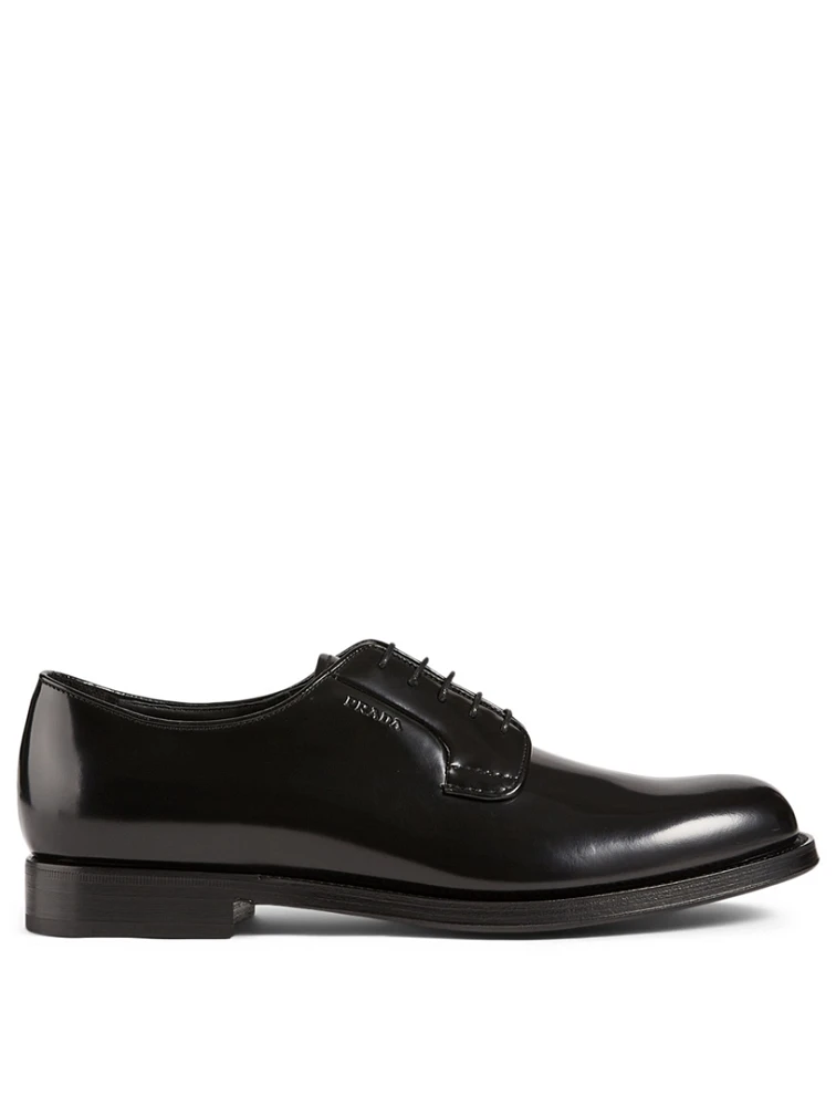 Spazzalato Leather Derby Shoes