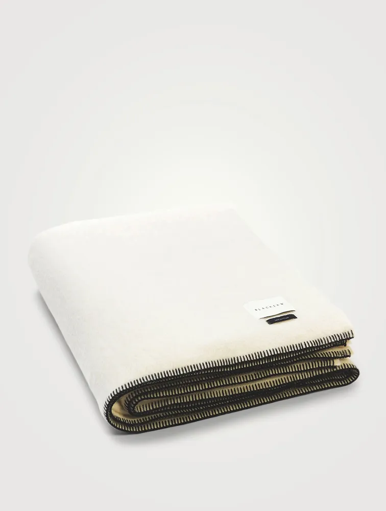 The Siempre Speakeasy Recycled Alpaca And Wool Blanket