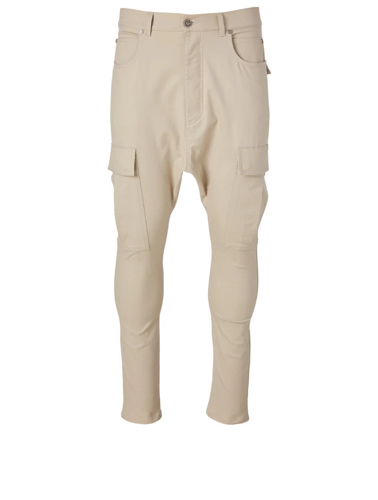 Cotton Slim-Fit Cargo Pants