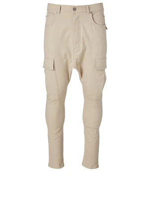 Cotton Slim-Fit Cargo Pants