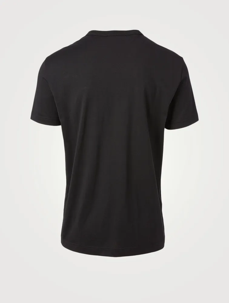 Cotton T-Shirt With Logo Patch