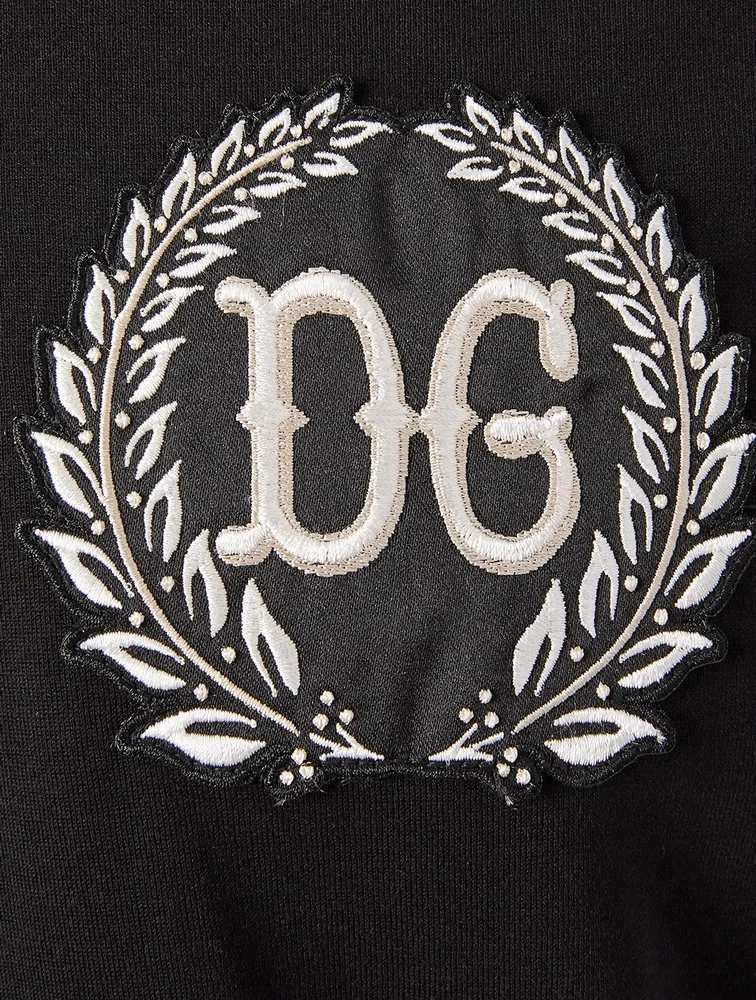 Cotton T-Shirt With Logo Patch