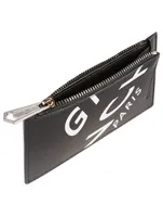 Leather Card HolderWith Refracted Logo