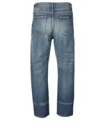 Straight-Leg High-Waisted Jeans
