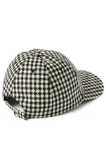 Wool Ball Cap Houndstooth
