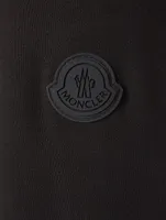 Zip Hoodie With Grosgrain Logo