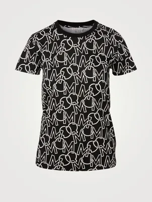 Cotton T-Shirt Logo Print