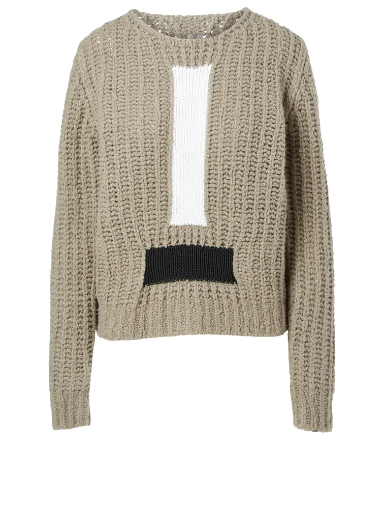 Wool-Blend Crewneck Sweater