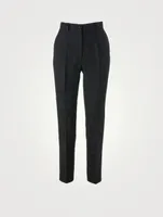 Slim-Fit Jacquard Pants