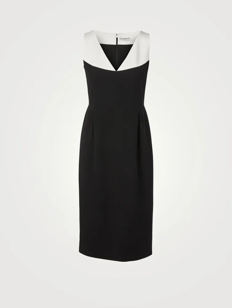 Sleeveless V-Neck Midi Dress